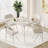Folding Table, 33.6 Inch Folding Card Table, Portable Square Folding Table With Pu Soft Cushion-104434560