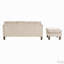 L-Shaped Sofa with Ottoman-117795079