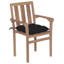 Chaise de patio en teck avec coussins-378355493