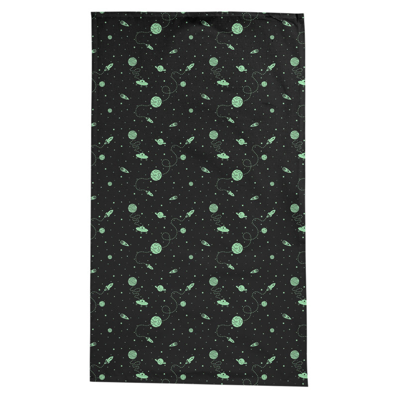 Nappe space outer Avicia, Noir / Vert