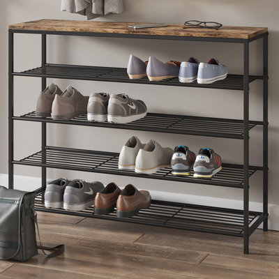 Fyrk 10 Pair Shoe Rack