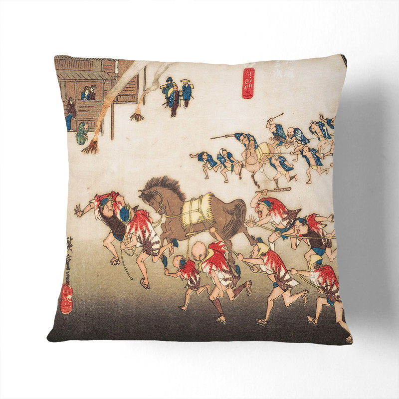 Square Throw Cushion, Stone, 55cm H x 55cm W x 20cm D