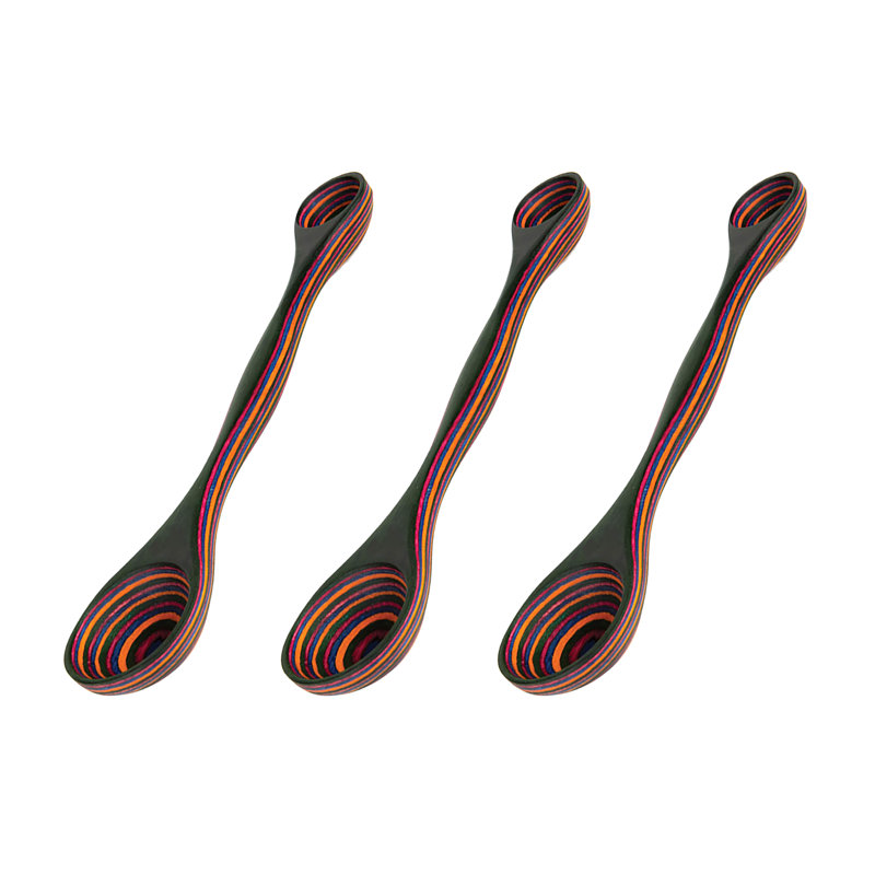 Island Bamboo 3 -Piece Wood Measuring Spoon