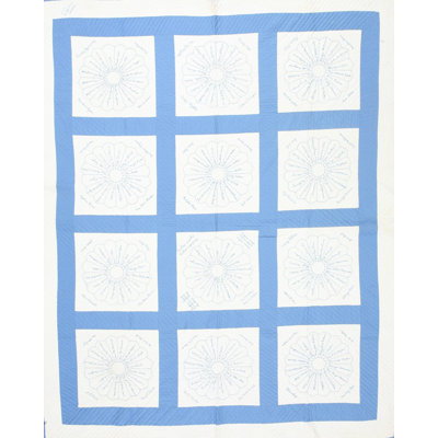 Tapis à motif floral antique