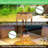 Motion Sensor Solar Table Lamp Outdoor Waterproof