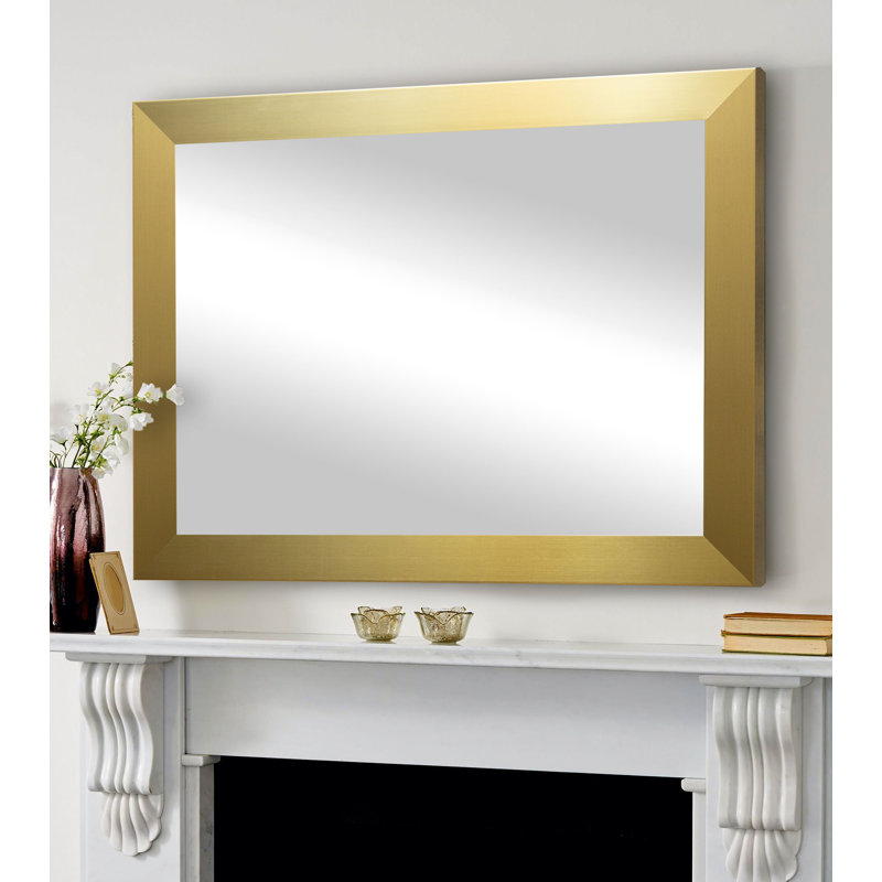Sohail Engineered Wood Flat Wall Mirror, 45" H x 39" W x 0.75" D
