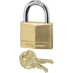 Cadenas en laiton massif avec serrure maîtresse
