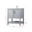 Everett 30 " W Freestanding Standard Free Standing 1 Single Vanity Bathroom Vanity With Engineered Marble Top-147789323
