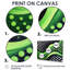 Minimaliste, jeu optique vert et noir I - impression murale minimaliste-933460286-933460281-933460280