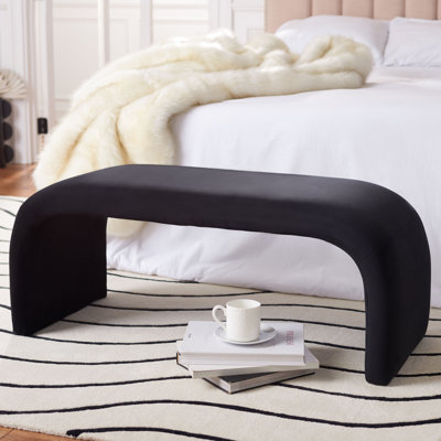 Andee Velvet Upholstered Bench