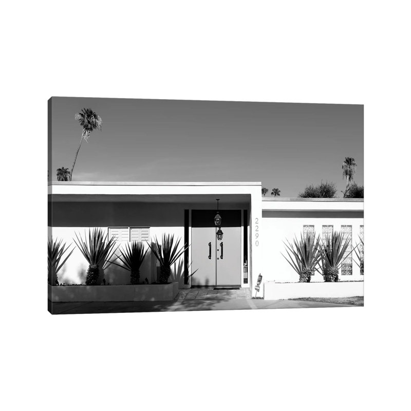 Palm Springs Modern Design II by Philippe Hugonnard - Wrapped Canvas Print, 20.32 cm H x 30.48 cm W