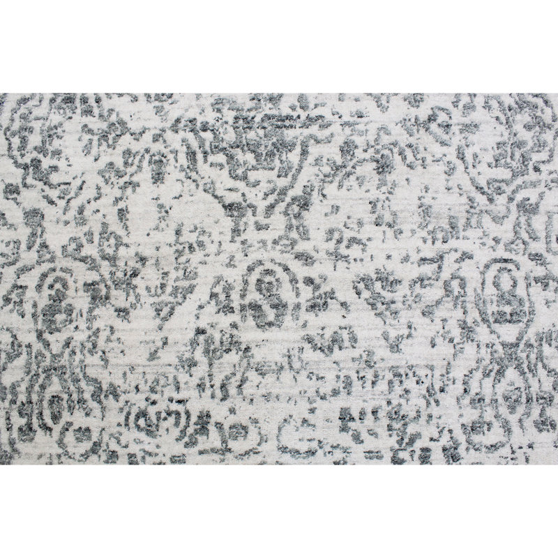 Hand Knotted Wool Oriental Area Rug, Rectangle 12' x 15'