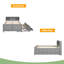 Platform Bed With Storage Headboard, USB,Trundle And 3 Drawers-114247027-114247030