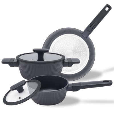 3 - Piece Non-Stick Ceramic Cookware Set