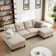 Laith 3 - Piece Upholstered Sectional