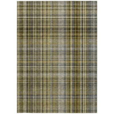 Tapis intérieur lavable antidérapant 8 pi x 10 pi Taupe