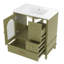 Meuble-lavabo simple autoportant avec 3 tiroirs de rangement-992522056