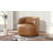 Bruschi 34" Wide Modern Faux Leather Upholstered Swivel Armchair (Set Of 2)-310443004