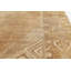 Tapis beige / brun en laine fait à la main antique style Oushak de style Mid-Century du 20e siècle x 6 pi x 12 pi