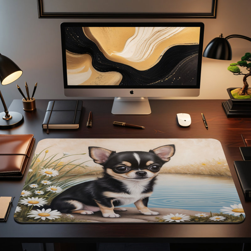 Polyester Desk Pad, 23.6x13.8