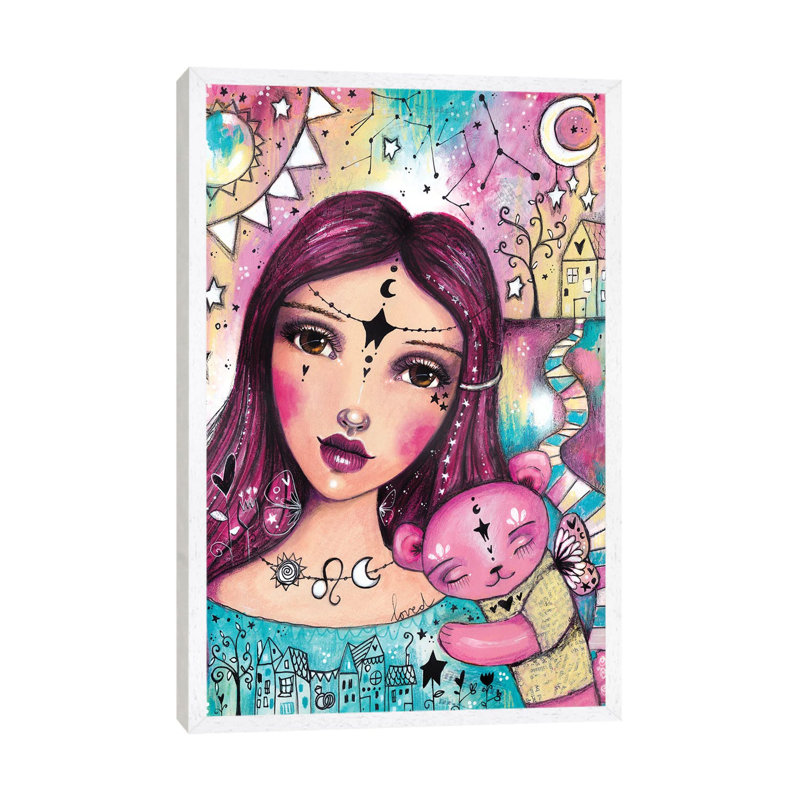 Loved by Tamara Laporte - Print on Canvas, White Framed, 66.04 cm H x 45.72 cm W