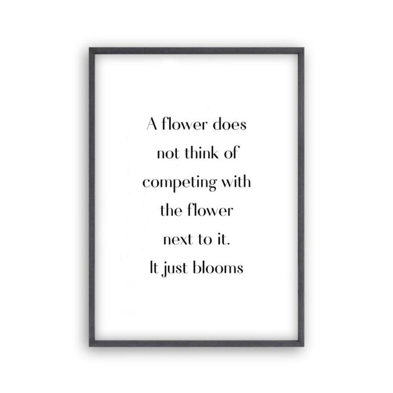 Print, Black Oak Frame, 61 cm H x 43 cm W x 2.5 cm D