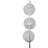 30-inch Woven Spherical Metal Table Lamp