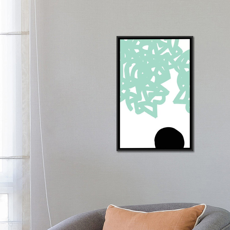 «Gestures II», impression sur toile, H 26 po x l 18 po x P 1,5 po, Toile avec cadre noir, Pas de tapis
