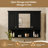 Open Shelf Mirror Cabinet-405355733