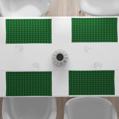 Polyester Plaid Rectangle Placemat