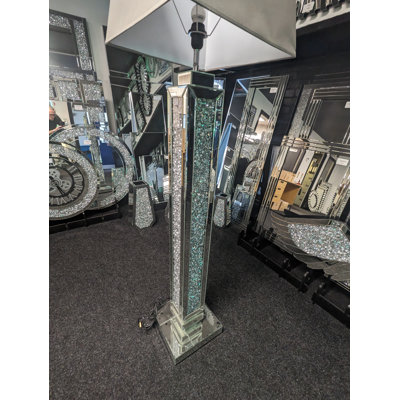 158cm Mirrored Traditional Floor Lamp