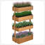 Pot à fleurs surélevé en bois-2056960159