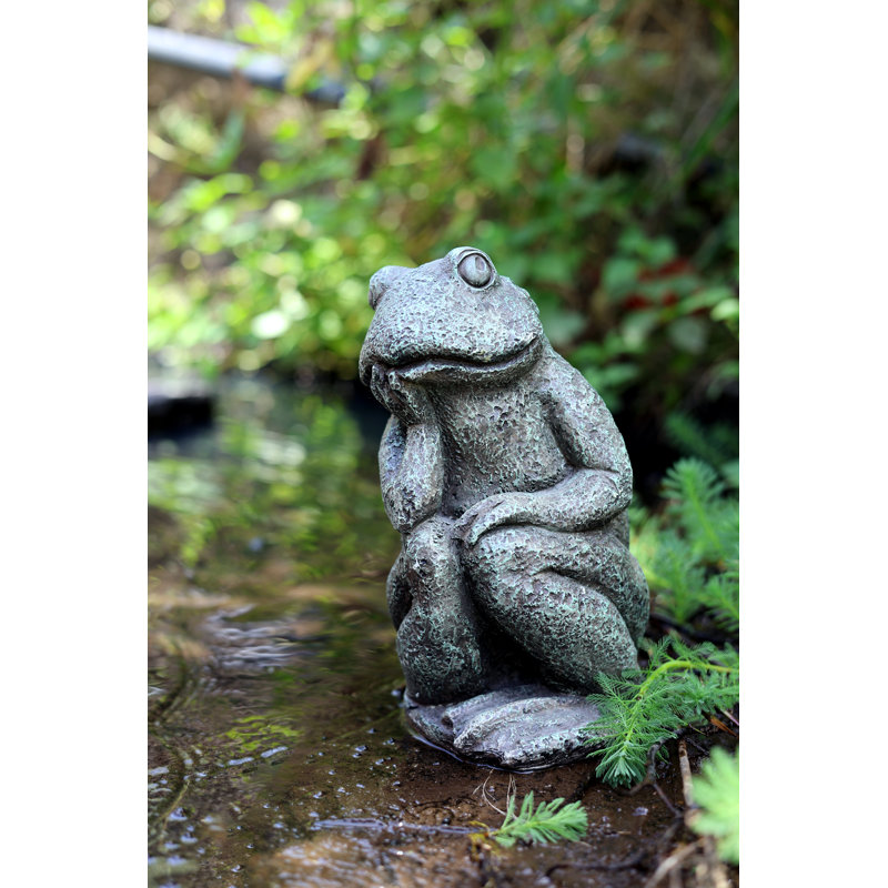 Statue de jardin grenouille pensante