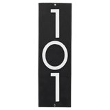 Floating 1-Line Wall Address Plaque