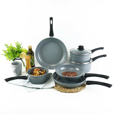 Ernesto 7 - Piece Non-Stick Aluminium Cookware Set