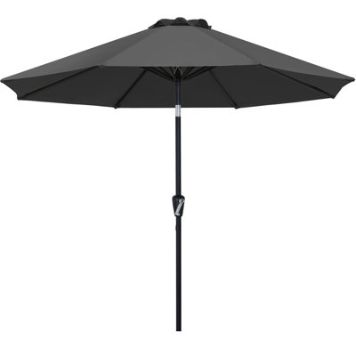 Cutts Market Umbrella with Tilt and Crank Lift