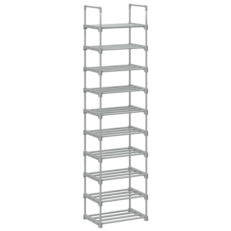 20 Pair Shoe Rack, Grey