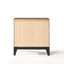 Table de chevet moderne 2 de couleur grise vieillie avec un grand espace