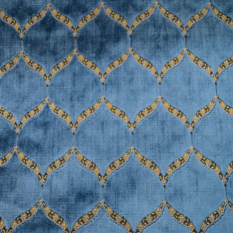 Medallian Velvet | Eliza Fabric, Royal