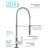 Safavieh Euphoria Pull Down Kitchen Faucet