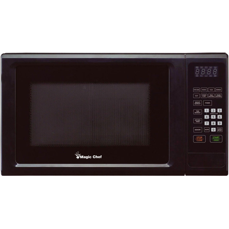 Magic Chef 1000 Watt 1.1 Cubic Feet Microwave w/ Digital Display, Black