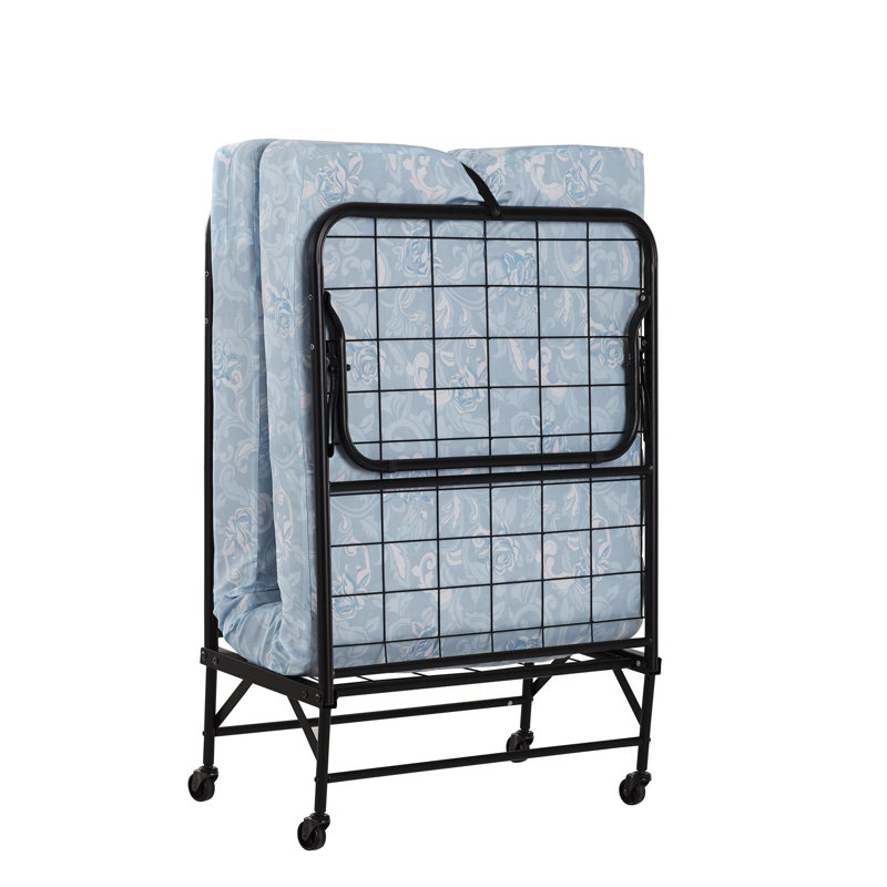 Lit d'invité pliant avec matelas de 4 po