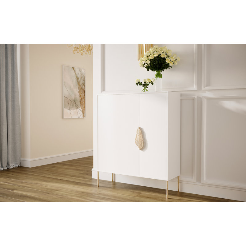 Phillipsburg 8 Pair Shoe Storage Cabinet, White
