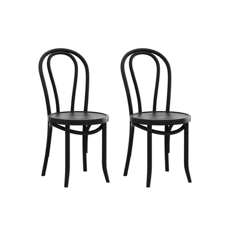 Chaise de salle à manger Darrika, Noir
