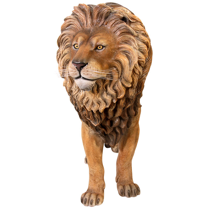 Sculpture grandeur nature du roi des Lions