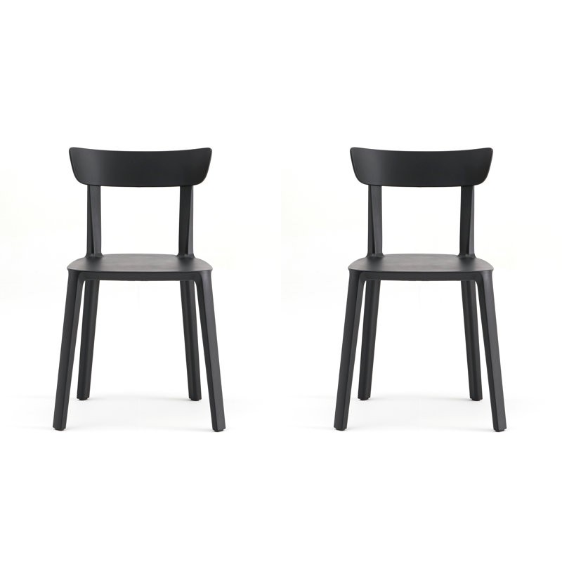 Chaise d'appoint Cadrea, Noir