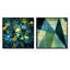 «Blue Green Window Tides I», ensemble de 2 reproductions d'art sur toile-102587450-102587453