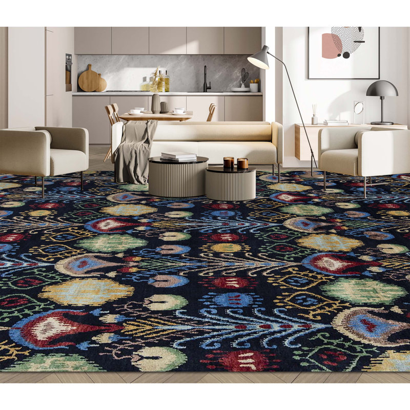 Hand Woven Wool Area Rug