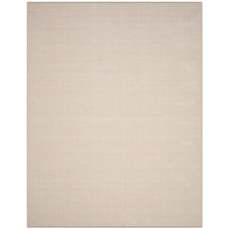 Jodi Striped Handmade Flatweave Cotton Ivory/Grey Area Rug, Rectangle 10' x 14'