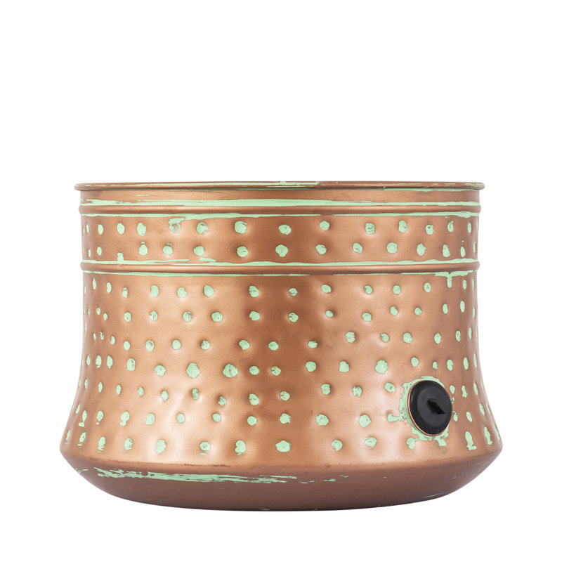 DOTSY METAL RUST HOSE POT (cuivre)